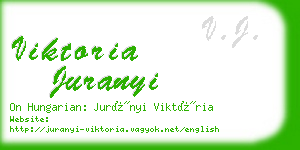 viktoria juranyi business card